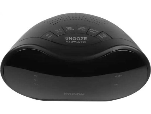 Настольные часы Hyundai H-RCL200 черный